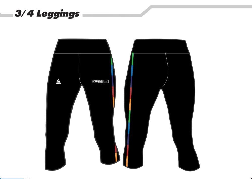 The Kwin 3/4 tights are made from lightweight, sweat-wicking fabric to keep uyou cool. Comfortable and dry.
Female comes in a high waist. (R450)