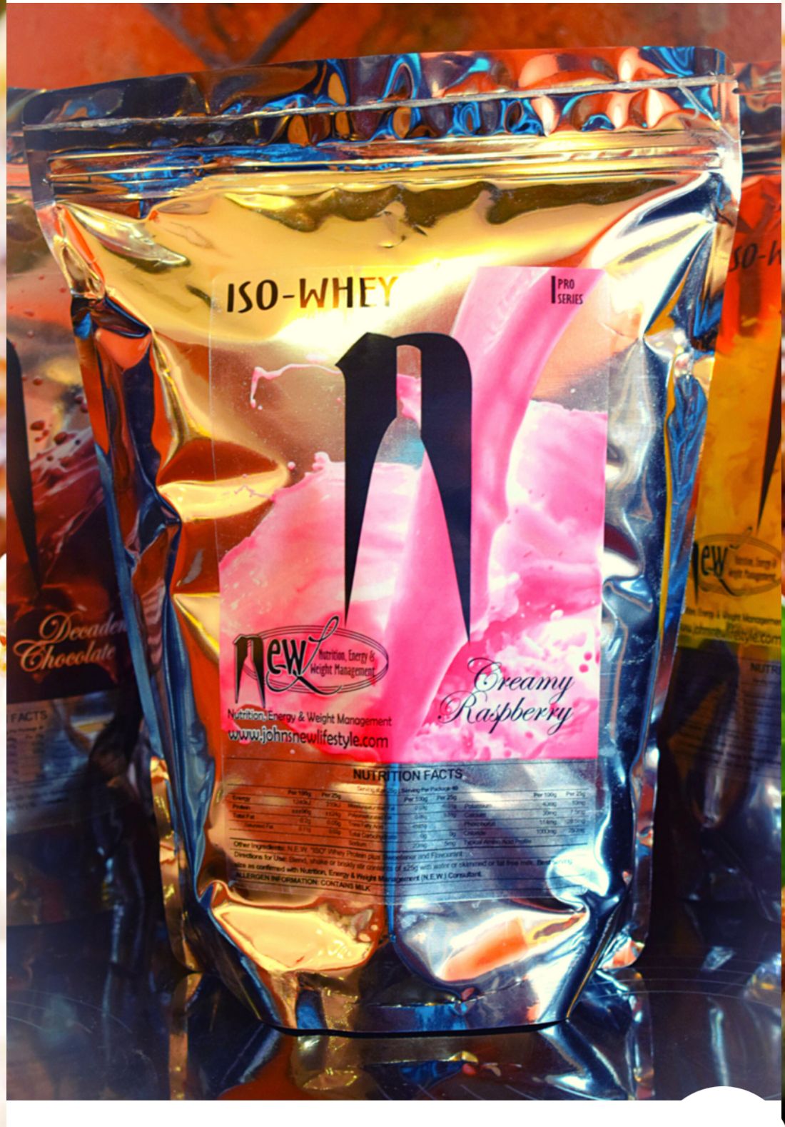 Iso-Whey Protein Shake 
PRICE: R790

Product Details
BEST PROTEIN TO USE IMMEDIATELY AFTER WORKOUTS
EXTREMELY LOW FAT, LOW LACTOSE, LOW CARB
HELPS LEAN MUSCLE MASS RETENTION
CAN BE USED AS A WEIGHT CONTROL PROGRAM I.E. MEAL REPLACEMENT OR AS A SUPPLEMENT MEAL
WILL INCREASE MUSCLE MASS COMBINED WITH CORRECT QUANTITIES OF CARBOHYDRATES AND IN CONJUNCTION WITH CORRECT EXERCISE
Protein is the building block of muscle cells. When you stress your muscles through serious exercise, it takes protein to rebuild them. So what you want is protein that is highly bio-available for the task. Pure whey protein isolate has an extremely high bio-availability and is extremely low fat - and low lactose. Most whey proteins you buy in the store are blended with whey protein concentrate(WPC). WPC can contain anywhere from 30% to 85% bio-available protein, may have up to 5% fat and also has more lactose than whey protein isolate. Not surprisingly, concentrate is cheaper. Isolate is absorbed more quickly than WPC. That, plus it's higher protein value, makes it superior as part of an effective post-workout drink deeper relaxation during sleep

Comes in 3 delicious flavours. Dark Chocolate, Vanilla, Strawberry